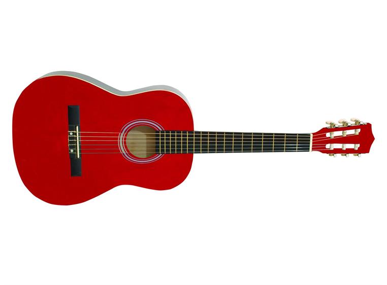 DIMAVERY AC-303 Classic Guitar 3/4, red